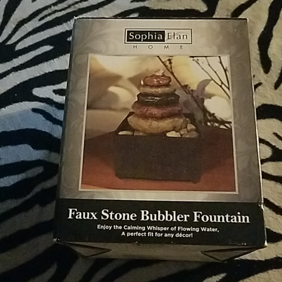 Sophia elan home Accents Nwt Faux Stone Bubbler Fountain Poshmark